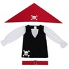 Hauntlook Deluxe Caribbean Pirate Costume & Accessory Kit - Includes