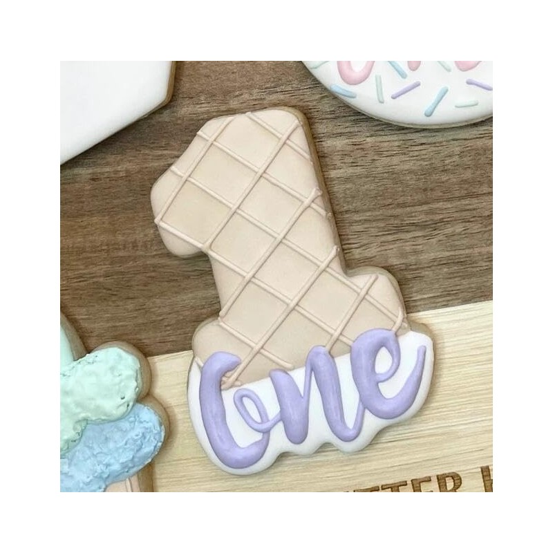 LUBTOSMN Large Number Cookie Cutter Set with Word-10 Piece-Diswasher Safe-#1#2#3#4#5#6#7#8#9#10