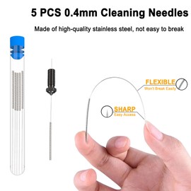 HIKUDIY - 5 boquillas de acero endurecido de 0,4 mm para impresora 3D QIDI X-Max 3 / Q1 Pro/X-Plus 3 / X-Smart 3