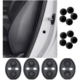 Ylike Way Car Door Lock Door Striker Cover 14-Piece Set - Car Door Shock Buffer, Noise Reduction, Collision Prevention for Nissan Note Aura, Dayz, NV100 Clipper/NV100 Clipper Rio, Atlas, New Dayz B40