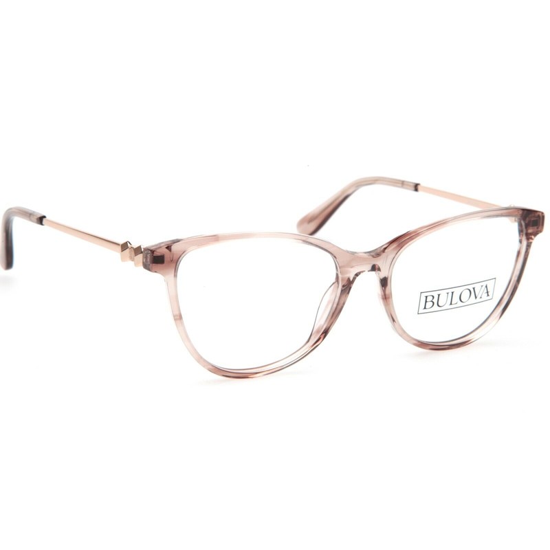 Bulova NEW BULOVA PAROS CRYSTAL BROWN EYEGLASSES GLASSES FRAME 53-16-140