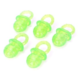 Interactive Chew Toy 5 Pcs/Set Pet Dog Chew Toy, Pacifier Shaped Teething Sounding for Dog Animal Cat Pet(Green)