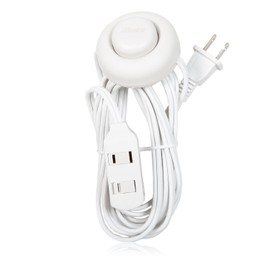 Maxxima 9 ft 3 Outlet Extension Cord with On/Off Foot Switch (Pack of 2)