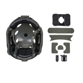 DLP Lightweight Tactical Bump Helmet - ImpaX Extreme - High Cut OPS Core Military Combat Airsoft Helmet - Fast MICH ACH - Includes - Mount for Night Vision & Accessory Bundle Included (Ranger Green)