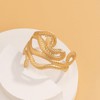 Danshinbow Wrapped Snake Bangle Adjustable Opening Bracelet Jewellery for Women