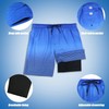 QRANSS Swim Trunks Men Big and Tall with Compression Lined
