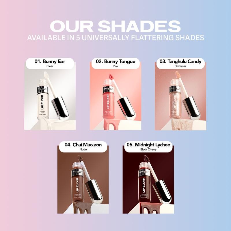Lip Glaze Elixir - 3-in-1 Balm + Oil + Gloss