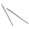 Dophee 2Pcs Sewing Leather Needle Manual Lacing Threading Single Prong