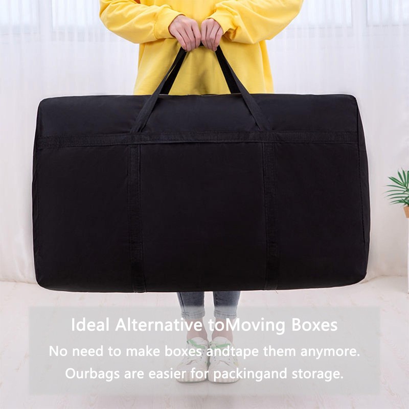 2 Pcs 100L Large Storage Bag, Heavy Duty Moving Totes,