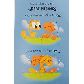 We're what you call Great Friends - Heard each other Fart - Funny/Humor Happy Birthday Greeting Card for Friend - BFF Friendship