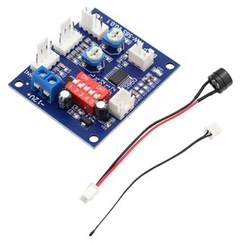APKLVSR PWM Fan Control, DC 12 V 4 Wire Thermostat PWM Fan Speed Controller Module with Sensor for PC Fan Temperature Controller, Car Speed Control and Temperature Control