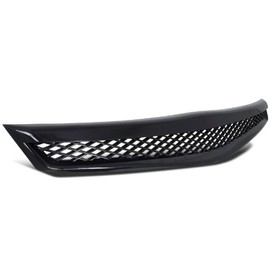 Spec-D Tuning HG-CV06SITR Honda Civic Si 2 Dr Black Tr Style Front Hood Grille