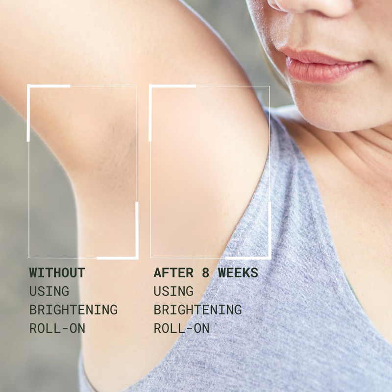 Veri Natural Deodorant Refillable Brightening Roll-On For Dark & Smelly