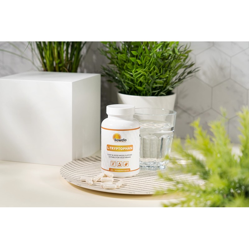 Sowelo L-Tryptophan - 500 mg I Vegetable Capsules | From