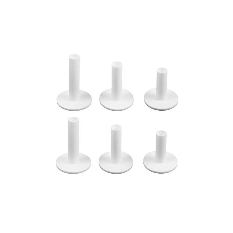 Scott Edward Golf Rubber Tees Holder 6Pcs Packed,Durable Rubber Practice