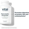 Vital Nutrients Pancreatic Enzymes Digestion Supplement 180 CAP, EXP 08/2027