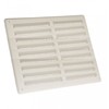 9" x 9" White Louvre Vent with Flyscreen - BM469F