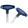 2 Pcs T Handle 9mm Flat Head Screwdriver Ergonomic, Large