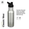Klean Kanteen Unisex - Adult Klean Kanteen-1008431 Bottle, Brushed Stainless,