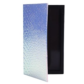 Paleta de Cosméticos para Rubor y Sombra de Ojos Vacía, Caja de Almacenamiento de Maquillaje Magnética de Color Degradado, Paleta de Sombra de Ojos Vacía de 18x10CM