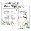 Housewarming Party Games, This or That, Greenery New Home, New