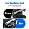 LUXEMOTO Inner Fairing Skirt for Street Glide 2024+, Carbon Fiber