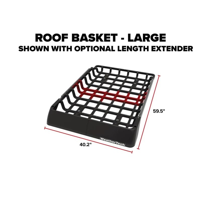 WeatherTech Roof Basket Large Length Extender