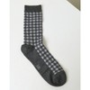 Daks (신세계강남점)DBSS4F921BK 블랙 체크 면혼방 장목양말2종세트 (DBS S4F921BK) Black Check