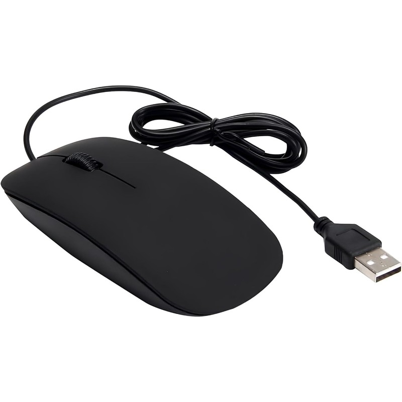 USB 3.0 Wired Slim Mouse, Optical 2.4GHZ USB Desktop Mouse,3