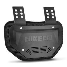 Hikeen Football Back Plate, Universal Football Backplate for Shoulder Pads, High-Impact Protective Lower Back Pad with Breathable Design, Fits Youth Players