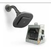 Atomi Bluetooth Speaker Showerhead Matte Black 3Watts 1.8 GPM AT1490B
