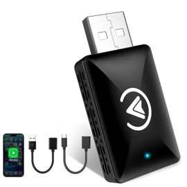 Shiptree Wireless CarPlay Adapter, Carplay Wireless Adapter, Wired CarPlay to Wireless, Plug and Play, Compatible Cars with Wired CarPlay, Stable Automatic Connection