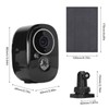 Solar Security Camera 3MP WIFI Wireless Smart PIR Human Detection
