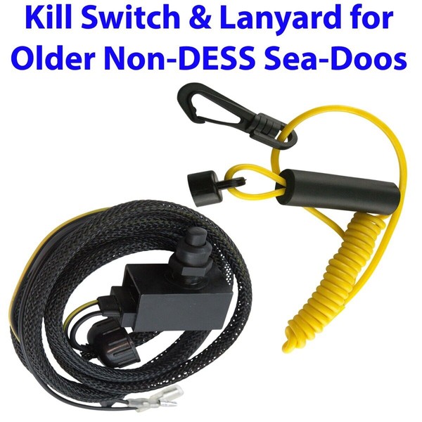 SeaDoo Safety Switch & Lanyard NON-DESS Fits 1989-1995 SP SPI