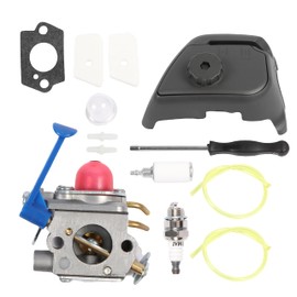 Carburetor Repair Kit, 545081848 C1Q-W40A 1Set Carburetor Kit Lawn Mower Tune Up Kits Replacement for Husqvarna 125R 125RJ 128C 128CD 128L 128LD 128LDX 128R 128RJ 128DJX String Trimmer