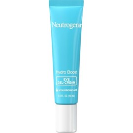 Neutrogena Hydro Boost - Crema para debajo de los ojos, con ácido hialurónico purificado, mantiene la zona debajo de los ojos con un aspecto suave e hidratado, sin fragancia y no comedogénica, 0.5