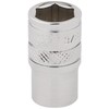 Draper 48914 1/4" Square Drive Polished Chrome Imperial Socket, 3/8"