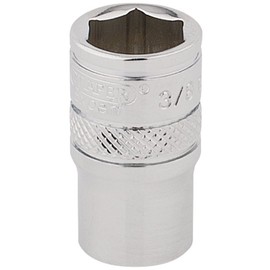 Draper 48914 1/4" Square Drive Polished Chrome Imperial Socket, 3/8" Size
