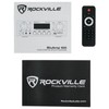 Rockville BLUAMP 100 Home Stereo Bluetooth Amplifier with USB/Mic Input+RCA