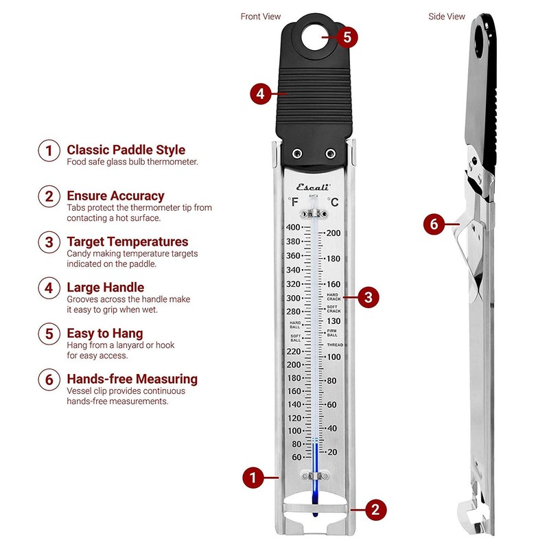 Candy Deep Fry Paddle Thermometer