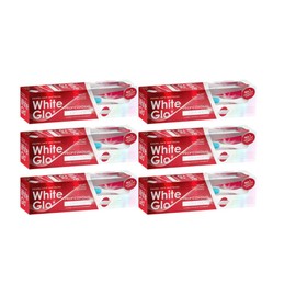 White Glo Extra Strength Whitening Toothpaste Professional Choice (100ml) - Pack of 6