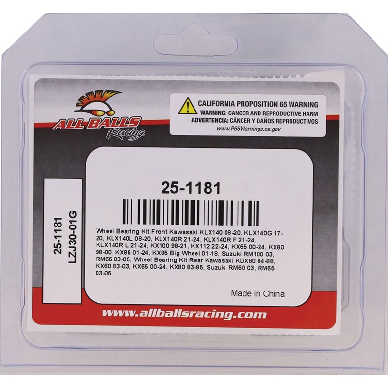 All Balls 25-1181 Wheel Bearing Kit