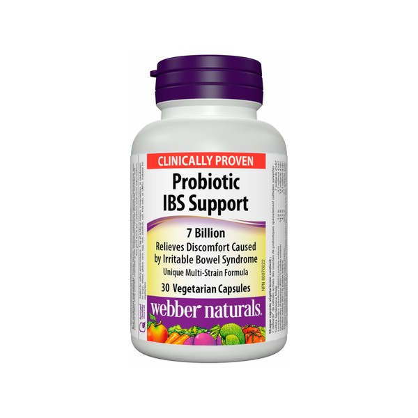 Webber Naturals Probiotic IBS Support 7 Billion 30 Capsules