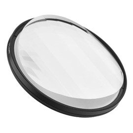77mm Prism Filter - Multi-Faceted Kaleidoscope Glass Lens with Storage Bag and Cleaning Cloth for DSLR Camera