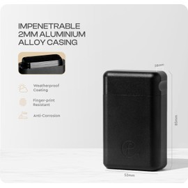 KeepMyCar Tank Edition Faraday Box for Car Keys, Ultra-Protective Aluminium Alloy Anti Theft Car Key Signal Blocker Box, RFID Key Box Signal Blocker