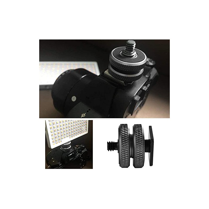 1/4 Inch Thread Hot Shoe Adapter Mounting Adapter for Tripod