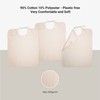 Ti TIN | Set of 3 White Bibs for Adults