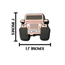 Off Road SUV Silicone Focal Bead Set | 12 Pc Mixed Pack Bikini Tuscadero Pink Bulk Wholesale You’ve Been Ducked Keychain Making Kit Beaded Pen Car Freshie Hanger DIY Grill