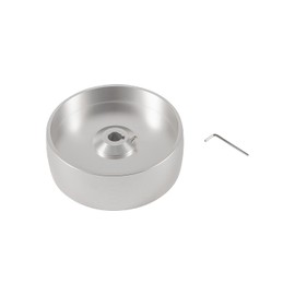 Manicar 2" x 72" Belt Grinder Wheel Aluminum Wheel Crowned for Knife Grinder 6" Drive 5/8" Bore