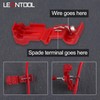 LEONTOOL 120 Pcs T-Tap Wire Connectors Kit, 22-10 AWG Self-stripping